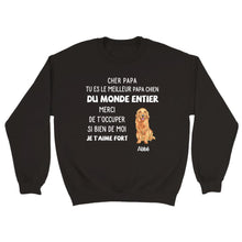 Charger l'image dans la galerie, Jusqu'à 12 Chiens, 100 races de chiens, Sweat à capuche personnalisé chien, Cadeaux pour Papa Maman Chien