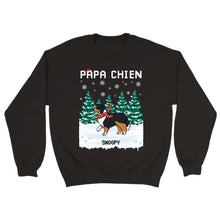 Charger l'image dans la galerie, Jusqu'à 12 Chiens, 100 races de chiens, Sweat à capuche personnalisé chien, Cadeaux de Noël pour Papa Maman Chien