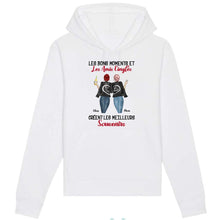 Charger l'image dans la galerie, Jusqu'à 3 filles, Sweat à capuche personnalisé meilleure amie, bff pour 2, Cadeaux aux meilleurs amis