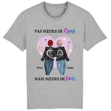 Charger l'image dans la galerie, Jusqu'à 3 filles, noms et arts personnalisés, t shirt personnalisé meilleure amie, t-shirt femme meilleures amies, sœurs de cœur