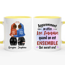 Charger l'image dans la galerie, Mug personnalisé meilleure amie, noms et arts personnalisés, meilleures amies filles