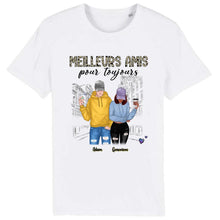 Charger l'image dans la galerie, Jusqu'à 3 personnes, t-shirt personnalisé meilleurs amis (homme-femme), tee shirt meilleure amie