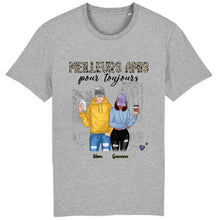 Charger l'image dans la galerie, Jusqu'à 3 personnes, t-shirt personnalisé meilleurs amis (homme-femme), tee shirt meilleure amie