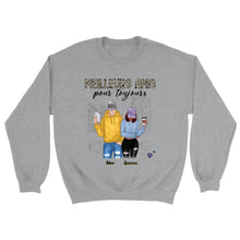 Charger l'image dans la galerie, Jusqu'à 3 personnes, pull personnalisé meilleure amie, pull bff homme et femme, cadeaux pour les amis