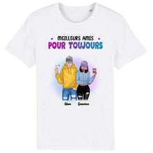 Charger l'image dans la galerie, T-shirt Personnalisé Meilleurs Amis Homme-Femme, Cadeau Idéal Meilleures Amies Pour Toujours