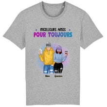 Charger l'image dans la galerie, T-shirt Personnalisé Meilleurs Amis Homme-Femme, Cadeau Idéal Meilleures Amies Pour Toujours