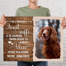 Charger l'image dans la galerie, Poster chat/chien personnalisée, cadeau pour amoureux des chiens/chats, Si l'amour avait suffi