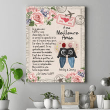 Charger l'image dans la galerie, Toile personnalisée, Cadeau de la meilleure amie, À ma meilleure amie tu es spéciale pour moi une amie formidable