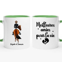 Charger l'image dans la galerie, Jusqu'à 2 chevaux, mug cheval personnalisable, juste une femme qui aime les chevaux