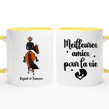 Charger l'image dans la galerie, Jusqu'à 2 chevaux, mug cheval personnalisable, juste une femme qui aime les chevaux