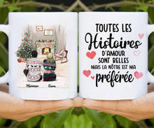 Charger l'image dans la galerie, Tasse couple, mug personnalisé couple, Cadeaux de Noël pour lui, mug pour elle