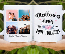 Charger l'image dans la galerie, Mug personnalisé meilleure amie, Photo des meilleurs amis, Tasse Meilleures Amies Pour Toujours