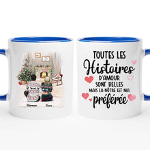 Charger l'image dans la galerie, Tasse couple, mug personnalisé couple, Cadeaux de Noël pour lui, mug pour elle