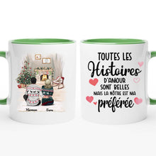 Charger l'image dans la galerie, Tasse couple, mug personnalisé couple, Cadeaux de Noël pour lui, mug pour elle