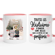 Charger l'image dans la galerie, Tasse couple, mug personnalisé couple, Cadeaux de Noël pour lui, mug pour elle