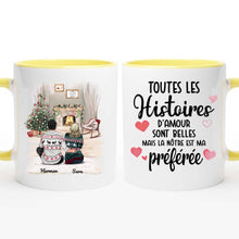 Charger l'image dans la galerie, Tasse couple, mug personnalisé couple, Cadeaux de Noël pour lui, mug pour elle