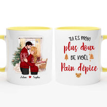 Charger l'image dans la galerie, Mug personnalisé couple, Tasse de Noël pour lui, elle, Cadeaux de Noël pour le mari et la femme