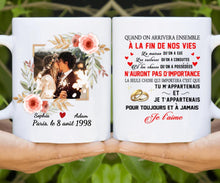 Charger l'image dans la galerie, Mug personnalisé couple, Tasse pour anniversaire de mariage, Photo de mariage