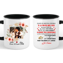 Charger l'image dans la galerie, Mug personnalisé couple, Tasse pour anniversaire de mariage, Photo de mariage