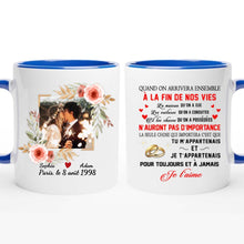 Charger l'image dans la galerie, Mug personnalisé couple, Tasse pour anniversaire de mariage, Photo de mariage