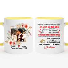 Charger l'image dans la galerie, Mug personnalisé couple, Tasse pour anniversaire de mariage, Photo de mariage