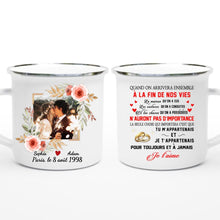 Charger l'image dans la galerie, Mug personnalisé couple, Tasse pour anniversaire de mariage, Photo de mariage
