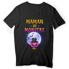 Charger l'image dans la galerie, Jusqu'à 5 chiens, T-shirt personnalisé, Halloween chien Citrouille, Avec plus de 250 races de chiens