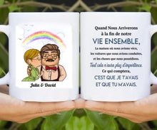 Charger l'image dans la galerie, Mug personnalisé À ma Femme, Mon Mari, Quand Nous Arriverons à la fin de notre Tasse pour vieux couple