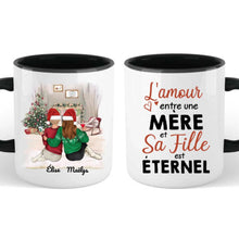 Charger l'image dans la galerie, Tasse de Noël Personnalisé à ma Fille, Personnalisé Mug, cadeau de Noël de la Mère et de la fille