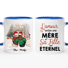 Charger l'image dans la galerie, Tasse de Noël Personnalisé à ma Fille, Personnalisé Mug, cadeau de Noël de la Mère et de la fille