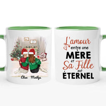 Charger l'image dans la galerie, Tasse de Noël Personnalisé à ma Fille, Personnalisé Mug, cadeau de Noël de la Mère et de la fille