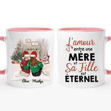 Charger l'image dans la galerie, Tasse de Noël Personnalisé à ma Fille, Personnalisé Mug, cadeau de Noël de la Mère et de la fille