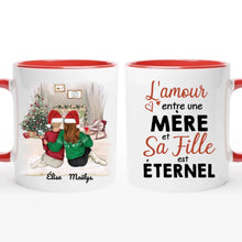 Charger l'image dans la galerie, Tasse de Noël Personnalisé à ma Fille, Personnalisé Mug, cadeau de Noël de la Mère et de la fille