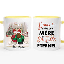 Charger l'image dans la galerie, Tasse de Noël Personnalisé à ma Fille, Personnalisé Mug, cadeau de Noël de la Mère et de la fille