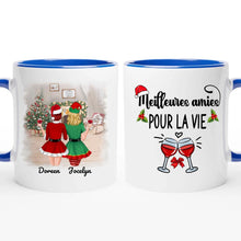 Charger l'image dans la galerie, Jusqu'à 5 personnes, Tasse de Noël meilleurs amis, mug personnalisé meilleure amie
