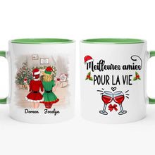 Charger l'image dans la galerie, Jusqu'à 5 personnes, Tasse de Noël meilleurs amis, mug personnalisé meilleure amie