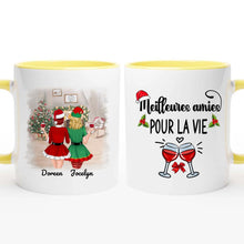 Charger l'image dans la galerie, Jusqu'à 5 personnes, Tasse de Noël meilleurs amis, mug personnalisé meilleure amie