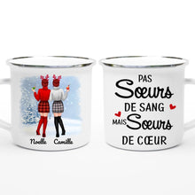Charger l'image dans la galerie, Tasse personnalisée pour les soeurs, tasse de Noël pour les meilleures amies, 2 bff mug