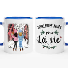 Charger l'image dans la galerie, Jusqu'à 6 filles, Mug personnalisé meilleure amie, tasse soeur, Cadeaux de Noël pour son amie, Meilleurs amis pour la vie