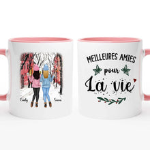 Charger l'image dans la galerie, Jusqu'à 6 filles, Mug personnalisé meilleure amie, tasse soeur, Cadeaux de Noël pour son amie, Meilleurs amis pour la vie