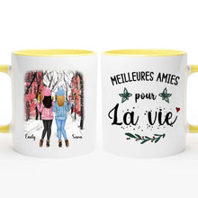 Charger l'image dans la galerie, Jusqu'à 6 filles, Mug personnalisé meilleure amie, tasse soeur, Cadeaux de Noël pour son amie, Meilleurs amis pour la vie