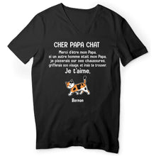 Charger l'image dans la galerie, Jusqu'à 9 chats, tee shirt personnalisé chat, t shirt papa chat, cher papa chat