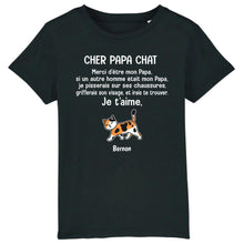 Charger l'image dans la galerie, Jusqu'à 9 chats, tee shirt personnalisé chat, t shirt papa chat, cher papa chat