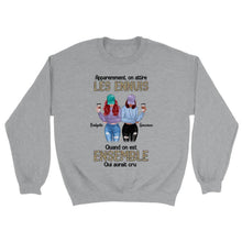 Charger l'image dans la galerie, Jusqu'à 5 filles, Sweat bff, pull personnalisé meilleure amie, cadeau pour les amis
