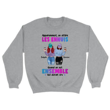 Charger l'image dans la galerie, Jusqu'à 5 filles, Sweat bff, pull personnalisé meilleure amie, cadeau pour les amis