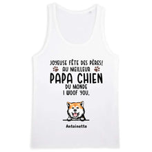 Charger l'image dans la galerie, Jusqu'à 6 chiens, tee shirt personnalisé chie, t-shirt papa chien, cadeau de fête des pères