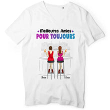 Charger l'image dans la galerie, Jusqu'à 6 filles, t shirt personnalisé meilleure amie, t-shirt femme meilleures amies, meilleures amies pour la vie