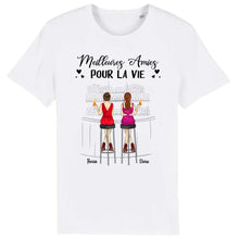 Charger l'image dans la galerie, Jusqu'à 6 filles, t shirt personnalisé meilleure amie, t-shirt femme meilleures amies, meilleures amies pour la vie