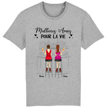 Charger l'image dans la galerie, Jusqu'à 6 filles, t shirt personnalisé meilleure amie, t-shirt femme meilleures amies, meilleures amies pour la vie