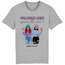 Charger l'image dans la galerie, Jusqu'à 5 filles, T shirt personnalisé meilleure amie, t-shirt femme meilleures amies, meilleures amies pour la vie